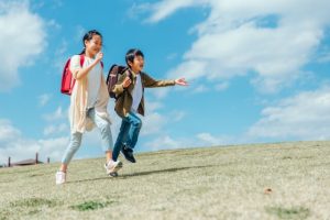 小学生　通学